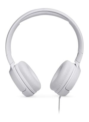 JBL Tune 500 On-Ear Wired Headphones White