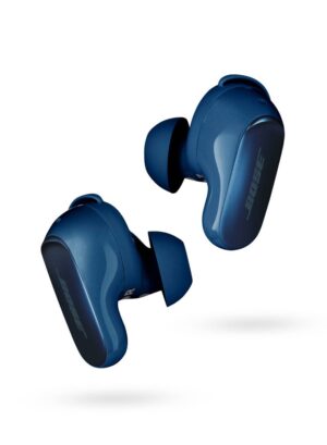 BOSE QuietComfort Ultra Wireless Noise Cancelling Earbuds, Bluetooth Noise Cancelling Earbuds with Spatial Audio and World-Class Noise Cancellation Lunar Blue