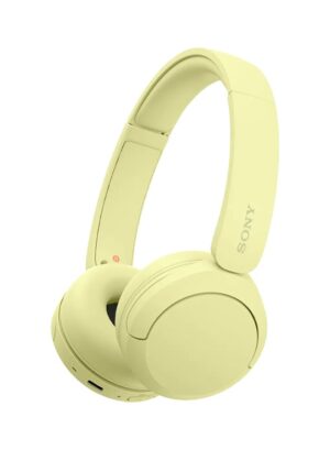 Sony WH-CH520 Wireless Headphones Bluetooth On-Ear Headset with Microphone yellow