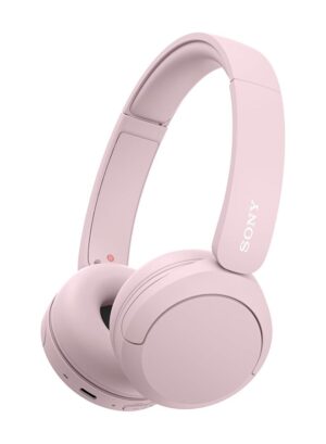 Sony WH-CH520 Wireless Headphones Bluetooth On-Ear Headset with Microphone Pink