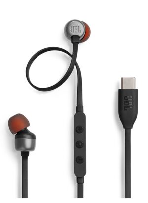 JBL Tune 310C USB-C Wired Hi-Res In-Ear Headphones Black