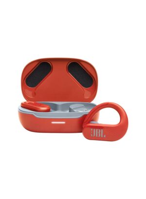 JBL Endurance Peak 3 Dust Water Proof Tws Active Earbuds Pure Bass Sound 50H Battery IP68 Dust And Water Proof Ambient Aware And Talk Thru Coral