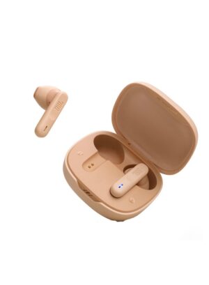 JBL Wave Flex True Wireless Earbuds, Deep Base Sound, Comfortable Fit, 32H Battery, Smart Ambient + Talkthru, Hands-Free Call, Voiceaware, Water And Dust Resistant Beige